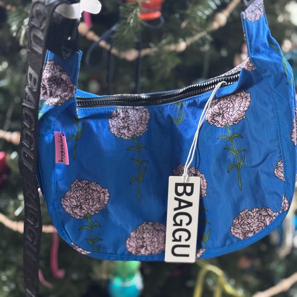 Baggu Blue Floral Women's Bag